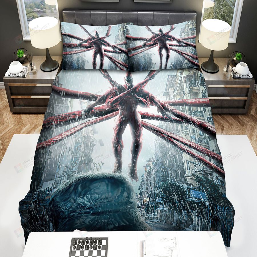 Venom Let There Be Carnage Movie Rainy Art Bed Sheets Spread Comforter Duvet Cover Bedding Sets