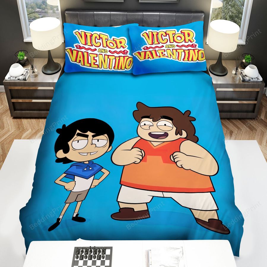 Victor And Valentino Cute Poster Bed Sheets Spread Duvet Cover Bedding Sets