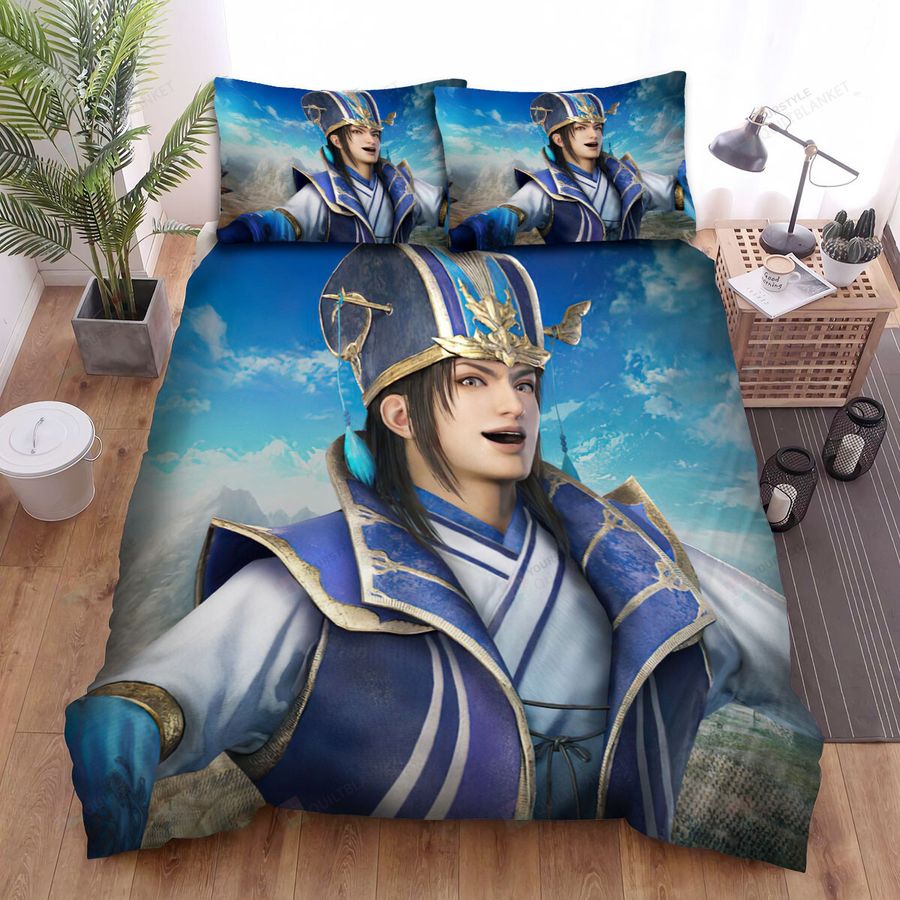 Video Games, Dynasty Warriors, Sima Yi In Game Bed Sheets Spread Duvet Cover Bedding Sets