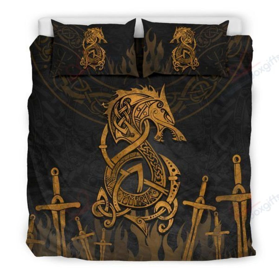 Viking Fenrir Bedding Set (Duvet Cover &Amp Pillow Cases)