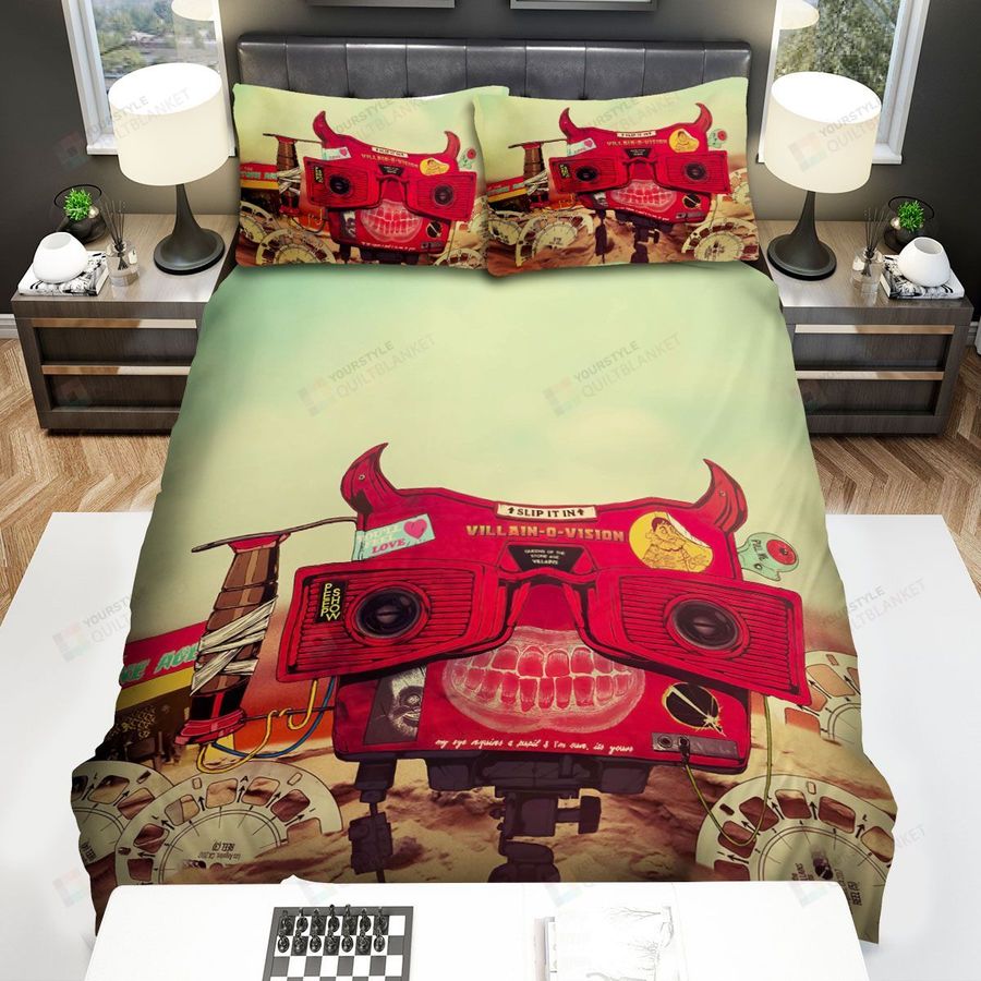 Villain O Vision Queens Of The Stone Age Bed Sheets Spread Comforter Duvet Cover Bedding Sets