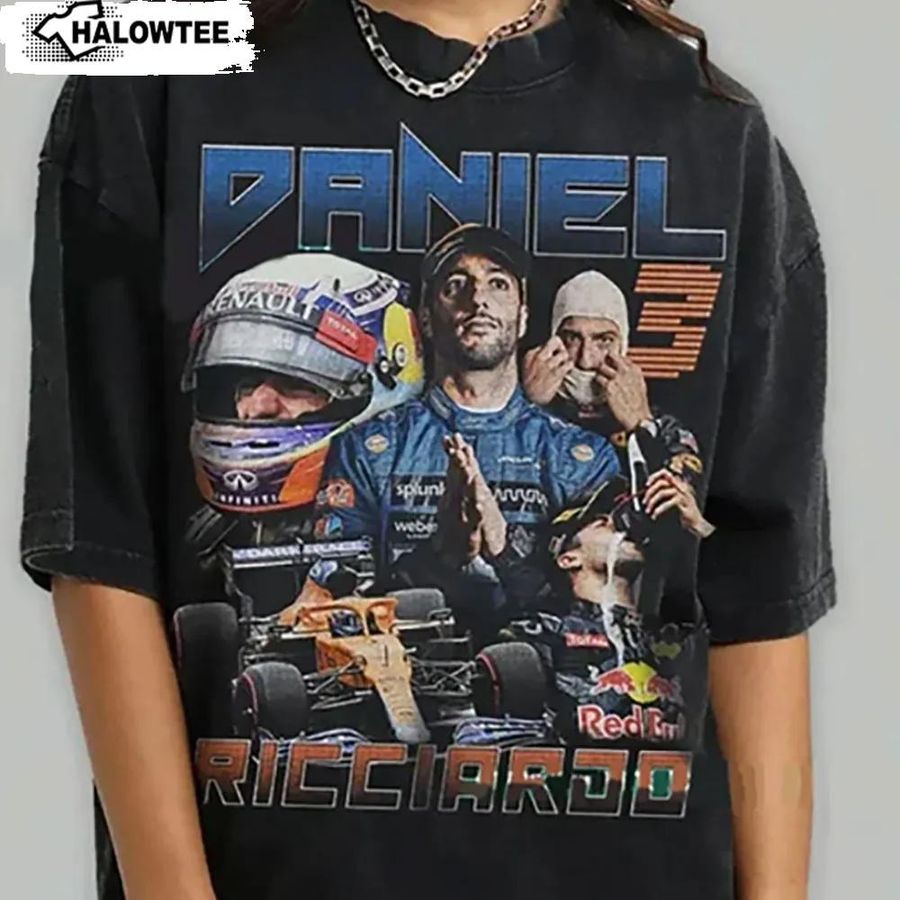 Vintage Daniel Ricciardo Shirt Sweatshirt Grand Prix F1 Formula One