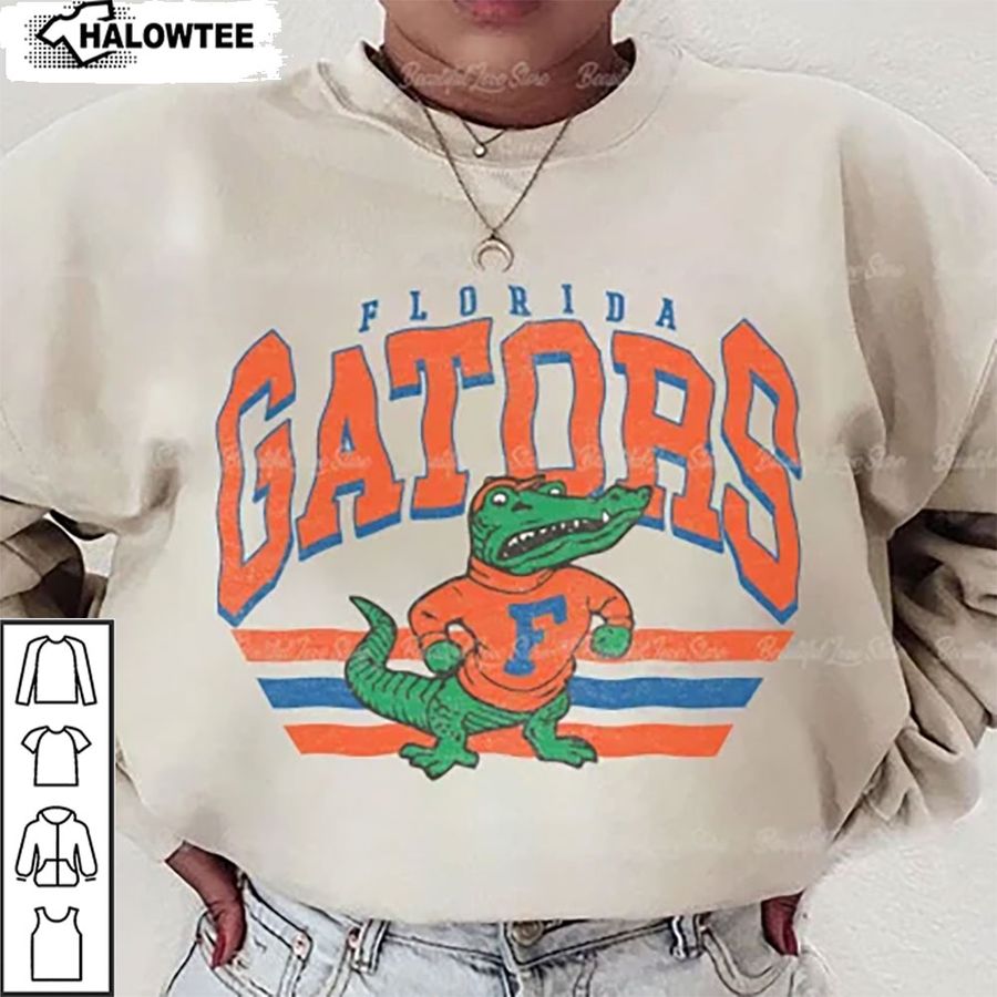 Vintage Florida Gators Football Sweatshirt College Student Gifts