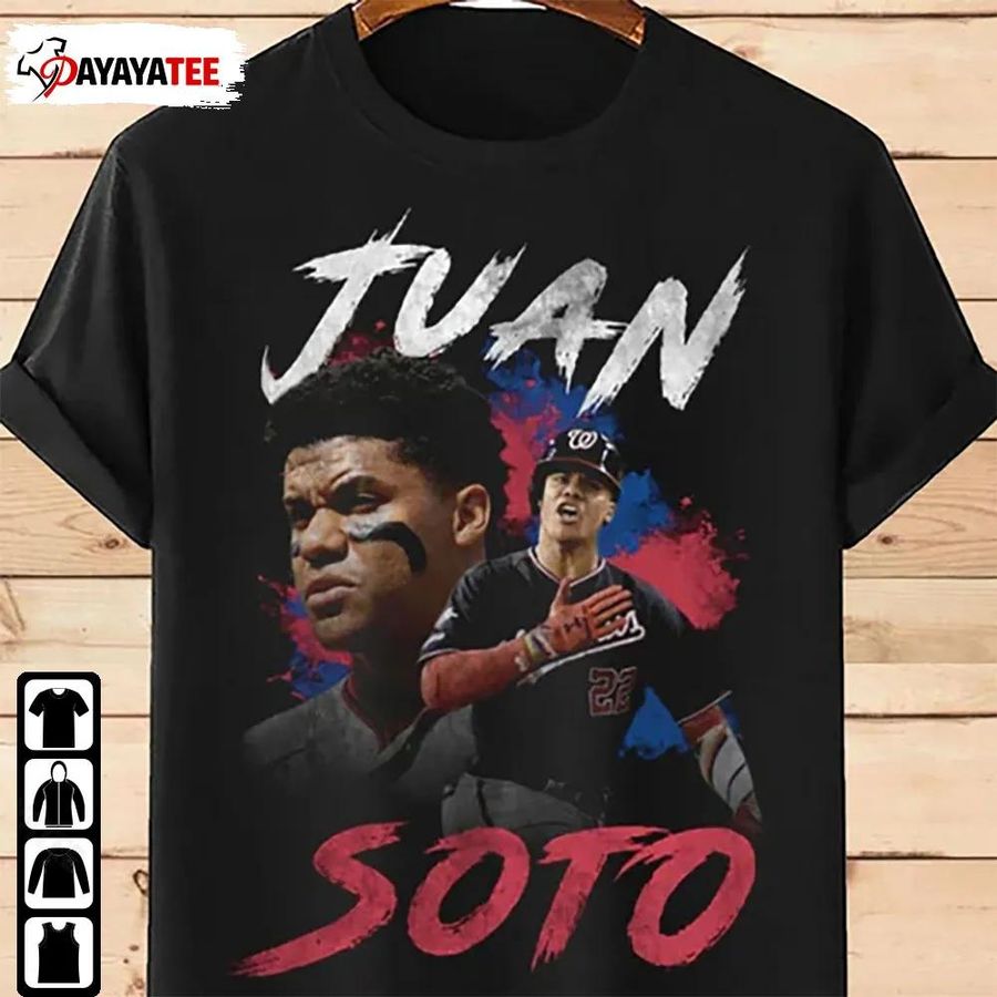 Vintage Juan Soto Shirt Washington Nationals Baseball