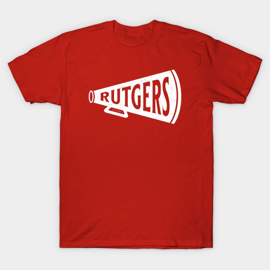 Vintage Megaphone - Rutgers Scarlet Knights (White Rutgers Wordmark) T-shirt, Hoodie, SweatShirt, Long Sleeve