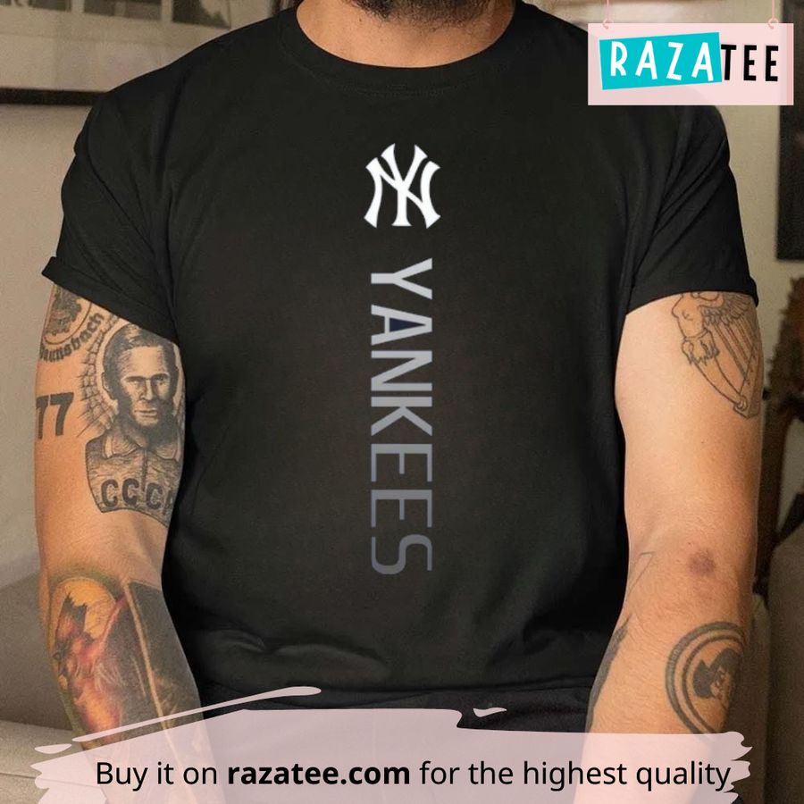 Vintage New York Yankees Vertical Design Short Sleeve Shirt, Personalized Logo Football Shirt, Retro New York Football Crewneck Sweatshirt, New York Jets T Shirt