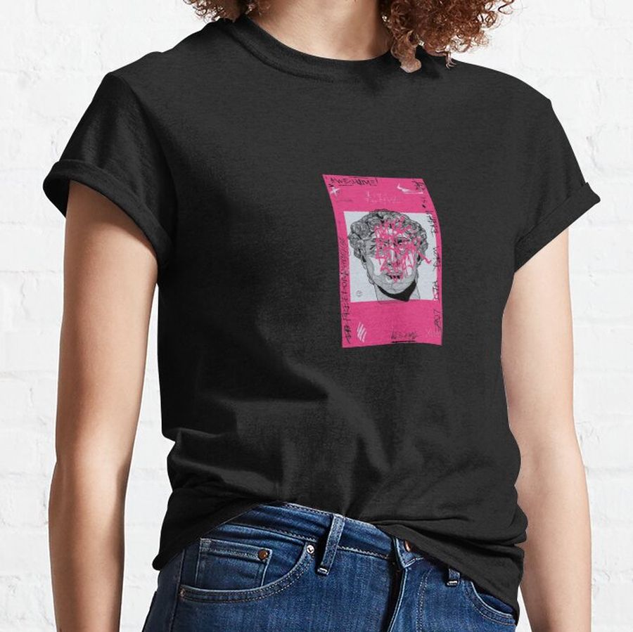 Vintage poster pink Classic T-Shirt