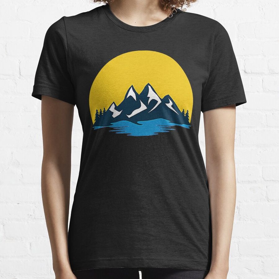 Vintage Retro Mountains T-Shirt Essential T-Shirt