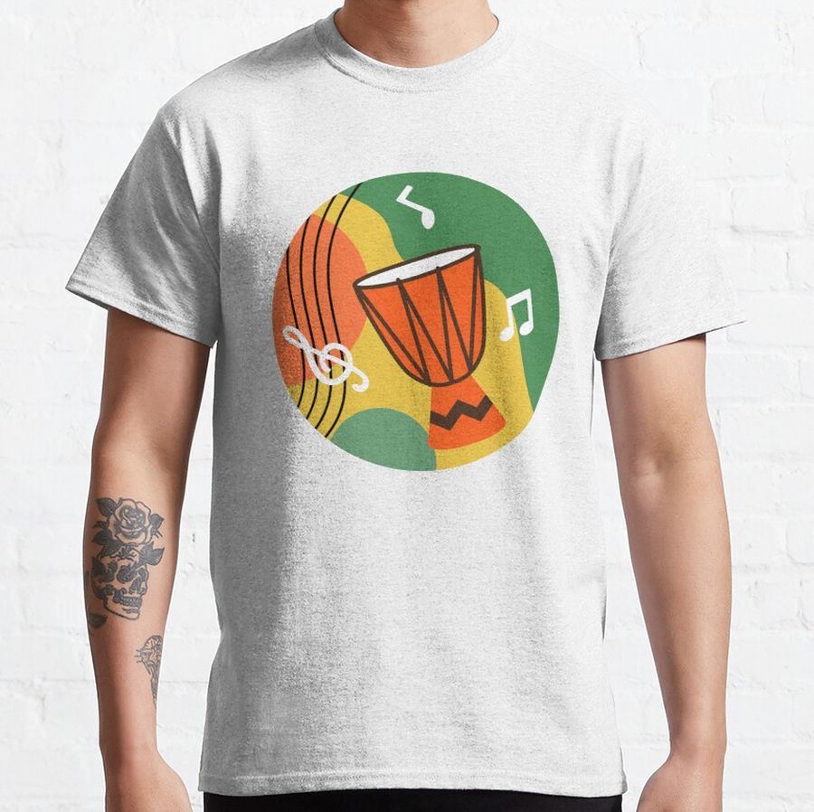 Vintage Timpani Player Music art retro - DESIGN Classic T-Shirt