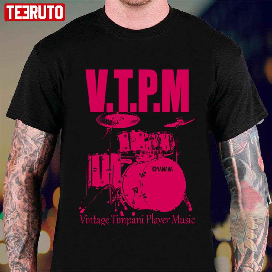Vintage Timpani Player Music Graphic Unisex T Shirt