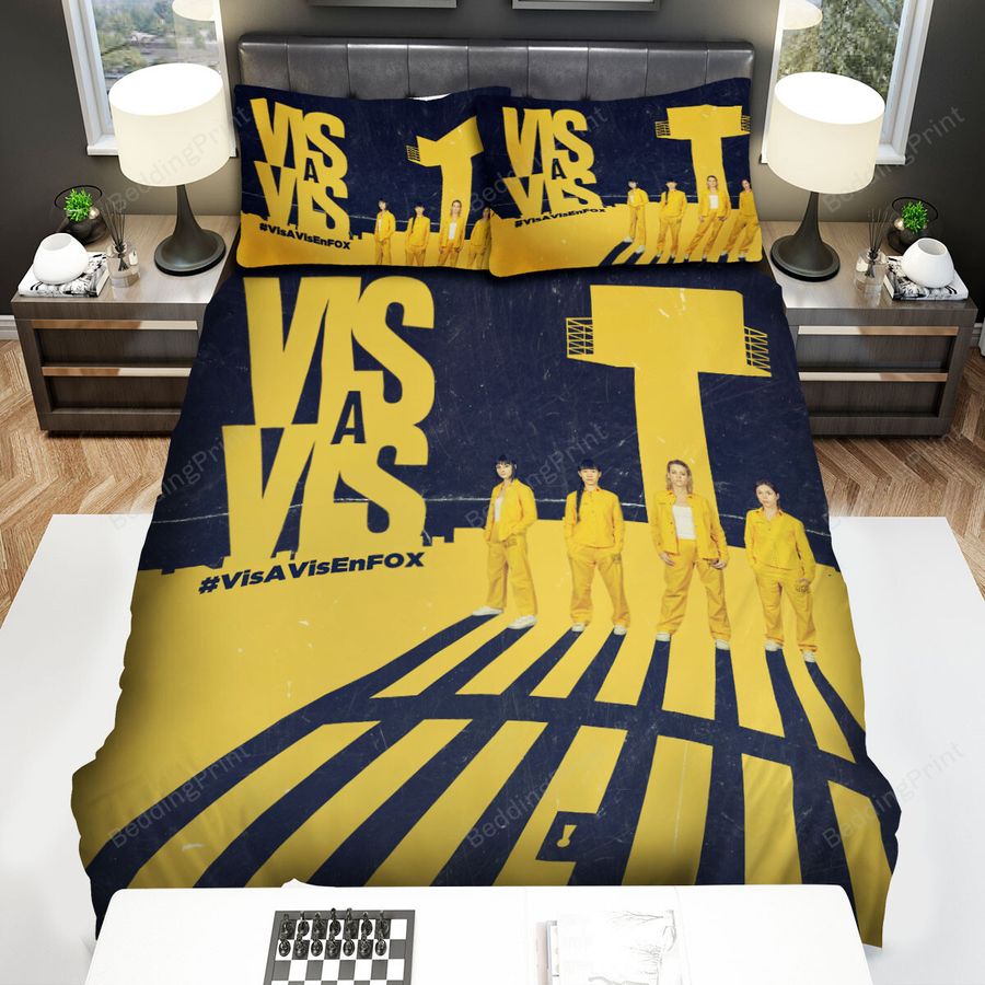Vis A Vis (2015–2019) Four Girls Movie Poster Bed Sheets Spread Comforter Duvet Cover Bedding Sets