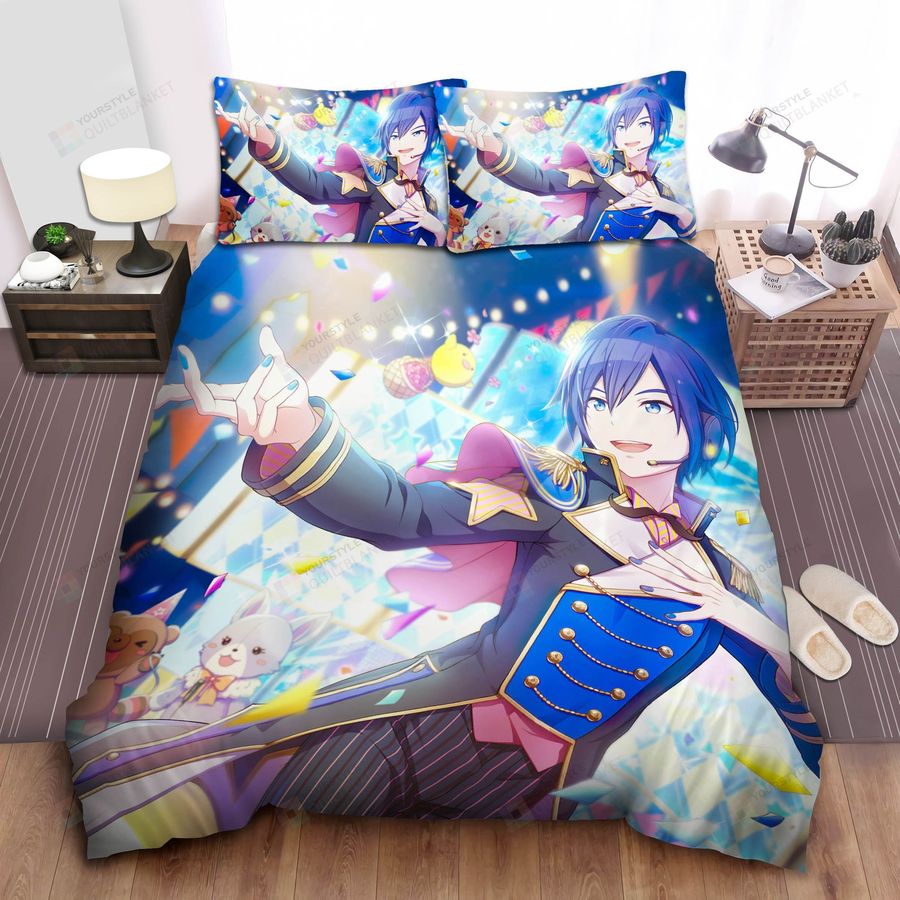 Vocaloid Kaito In Circus Theme Bed Sheets Spread Comforter Duvet Cover Bedding Sets