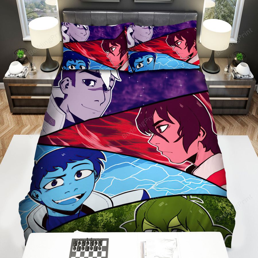 Voltron Legendary Defender Main Characters Bed Sheets Spread Duvet Cover Bedding Sets