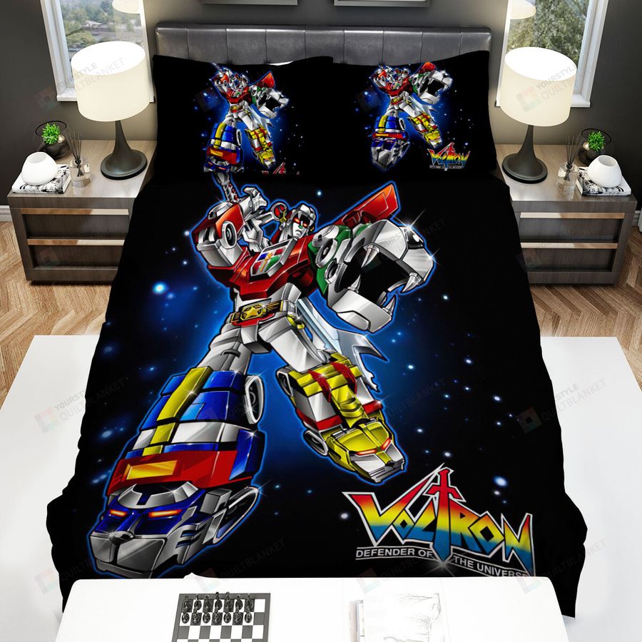 Voltron Lion Robot Bed Sheets Spread Comforter Duvet Cover Bedding Sets