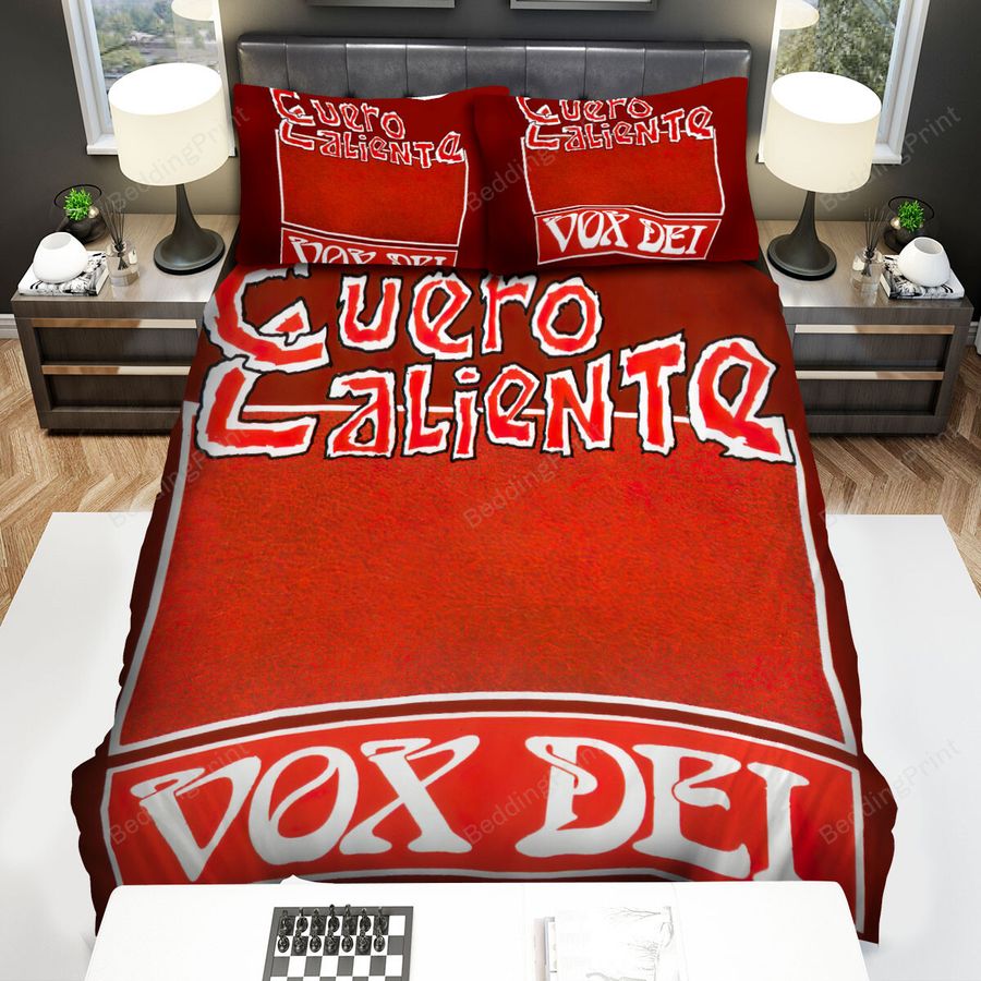 Vox Dei Band Dark Red Bed Sheets Spread Comforter Duvet Cover Bedding Sets