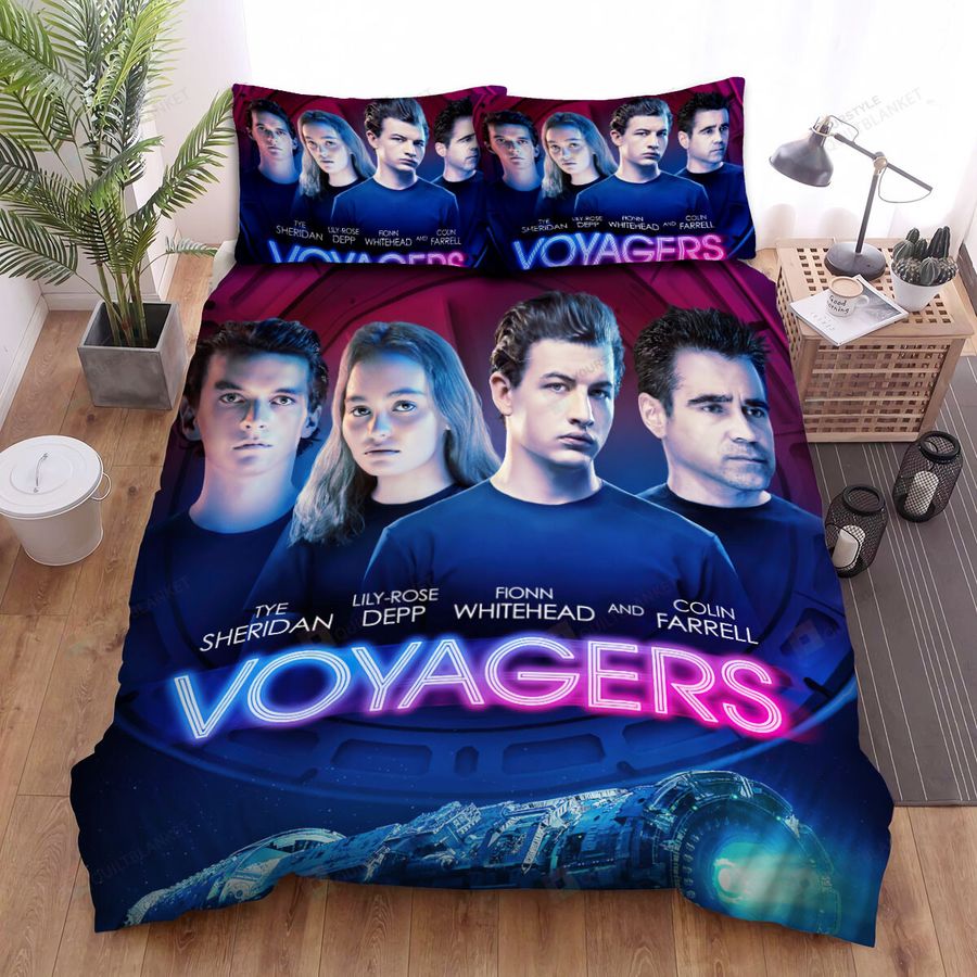 Voyagers (2021) Movie Poster Ver 2 Bed Sheets Spread Comforter Duvet Cover Bedding Sets