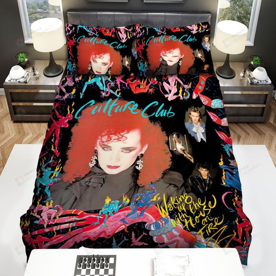 Waking Up With The House On Fire Culture Club Bed Sheets Spread Comforter Duvet Cover Bedding Sets