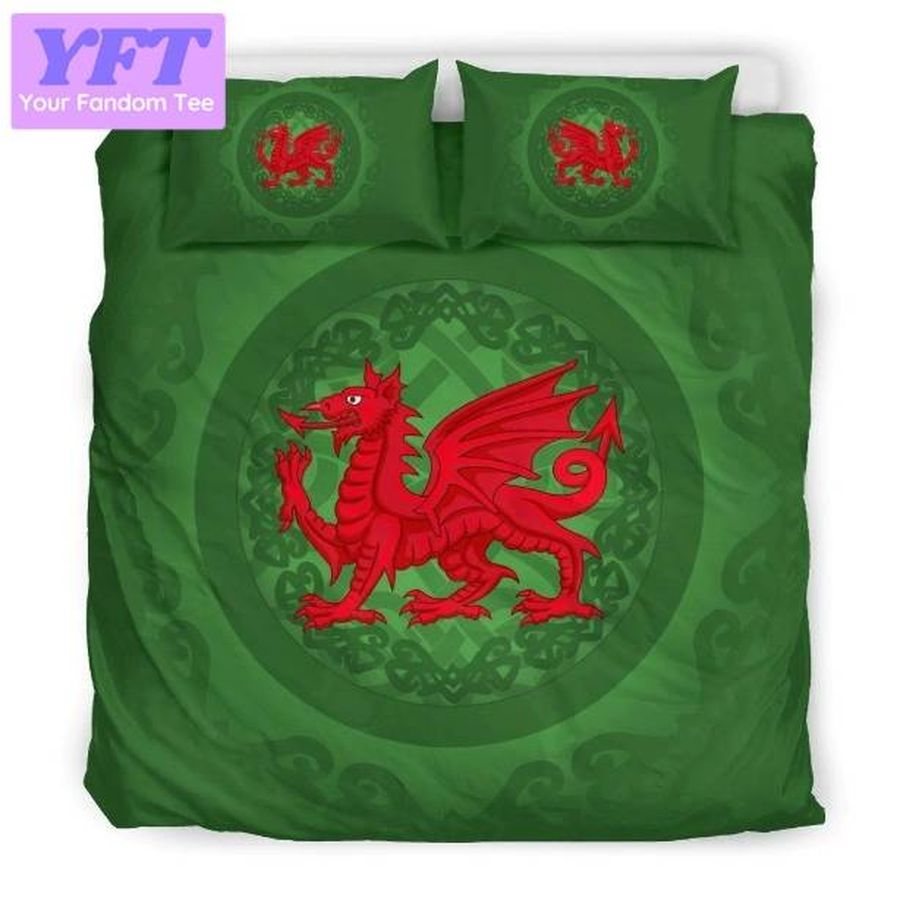 Wales Dragon St. Patrick's Day Graphic Bs1510 3D Bedding Set