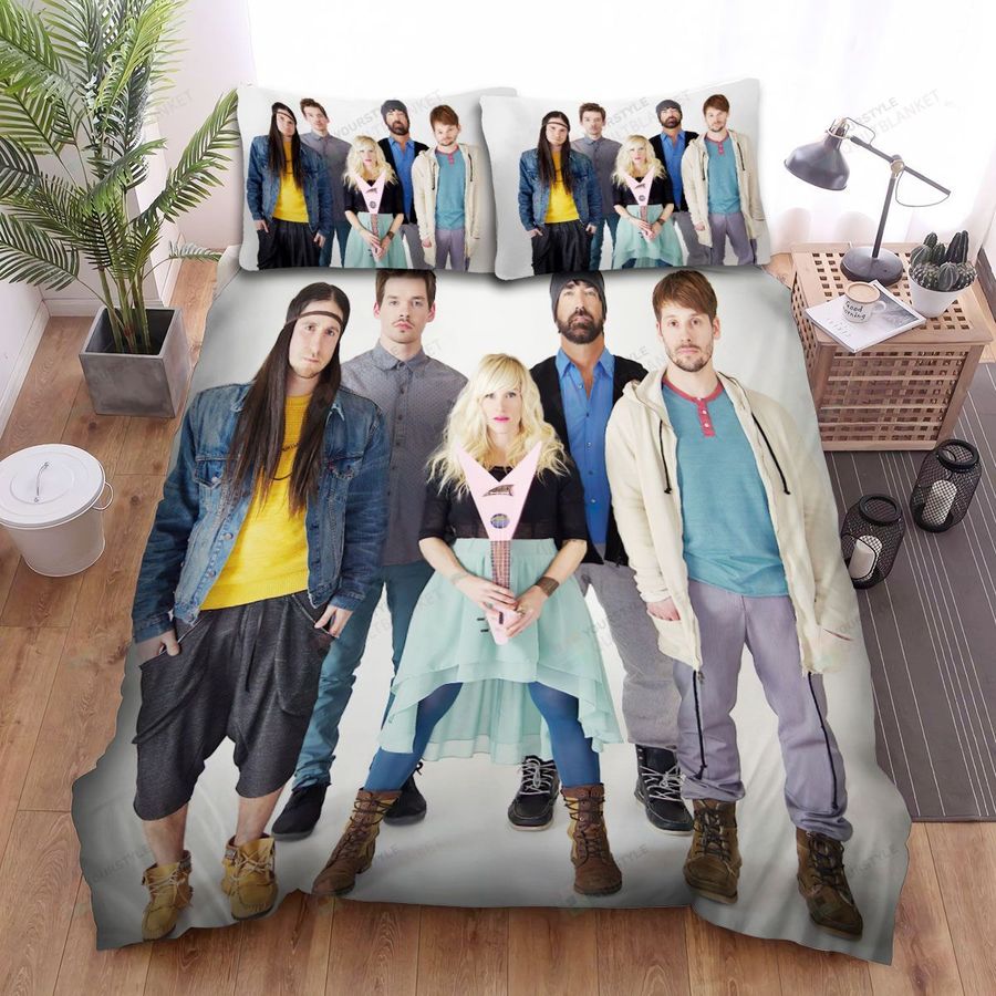 Walk Off The Earth Members Wallpaper Bed Sheets Spread Comforter Duvet Cover Bedding Sets
