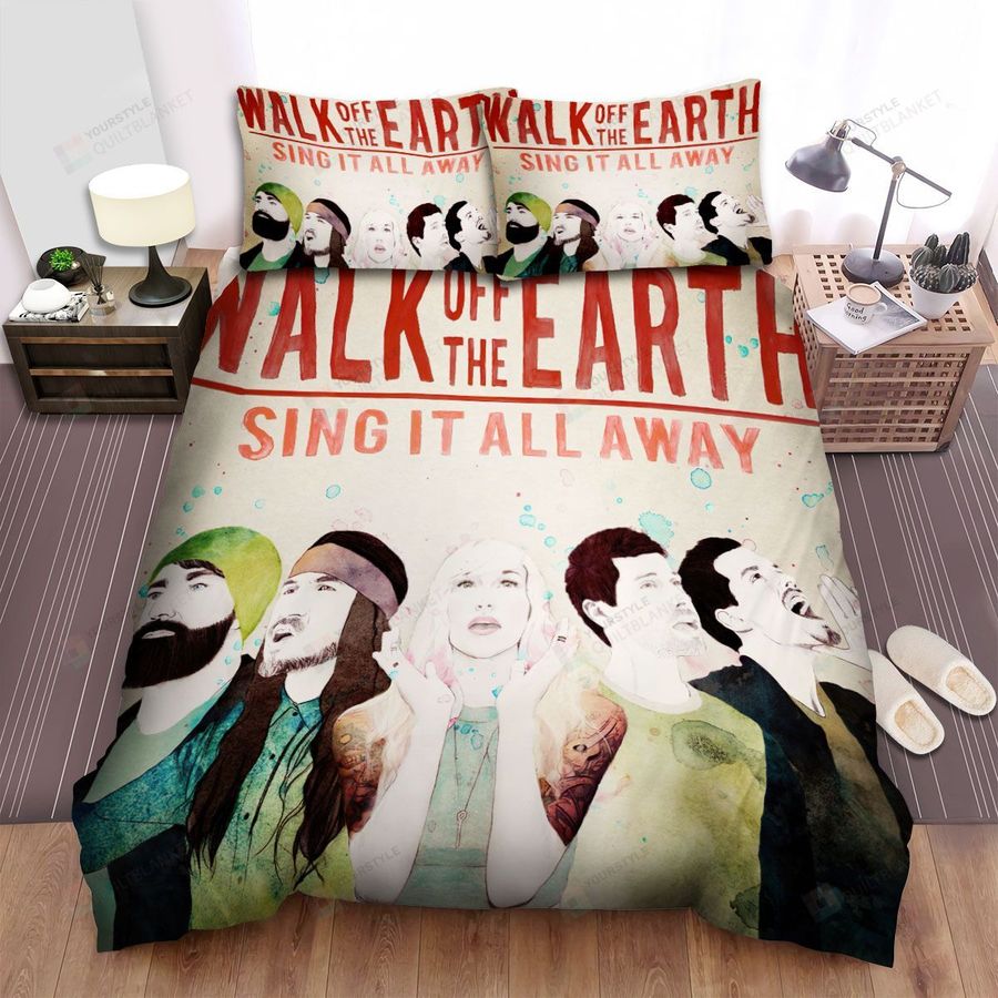 Walk Off The Earth Sing It All Away Bed Sheets Spread Comforter Duvet Cover Bedding Sets