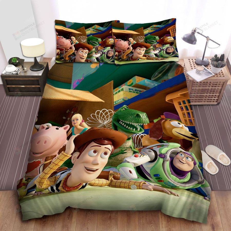 Walt Disney Toy Story Characters First Time See Sunnyside Daycare Bed Sheets Spread Comforter Duvet Cover Bedding Sets