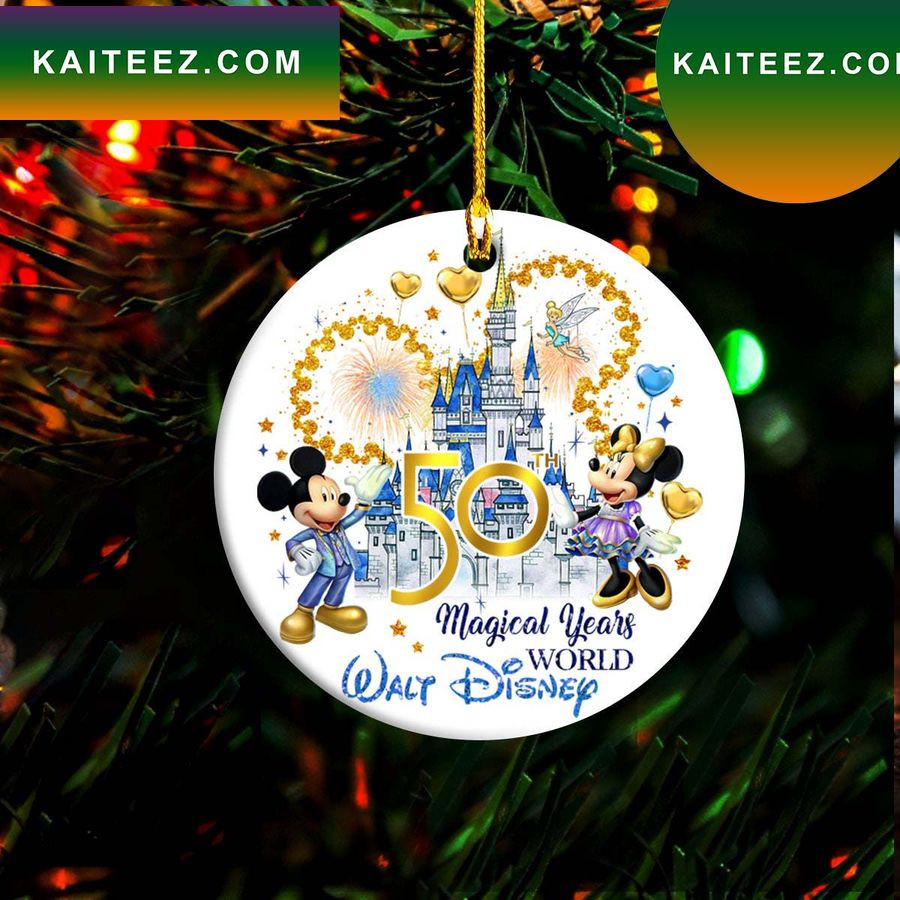Walt Disney World 50Th Anniversary Christmas Ornaments