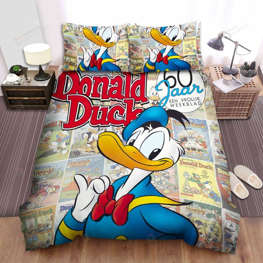 Walt Disney’S Donald Duck Bed Sheets Spread Comforter Duvet Cover Bedding Sets