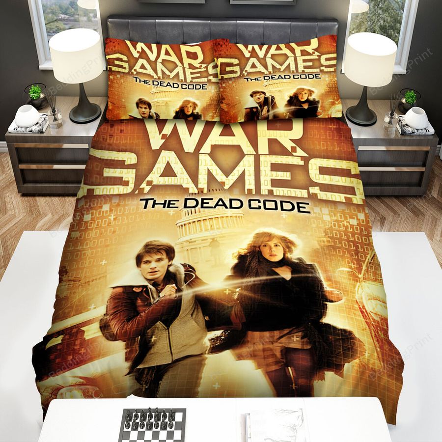 Wargames (1983) The Dead Code Movie Poster Bed Sheets Spread Comforter Duvet Cover Bedding Sets