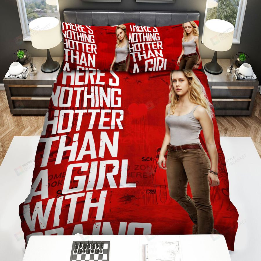 Warm Bodies (2013) There's Nothing Hotter Than A Girl With Brains Bed Sheets Spread Comforter Duvet Cover Bedding Sets