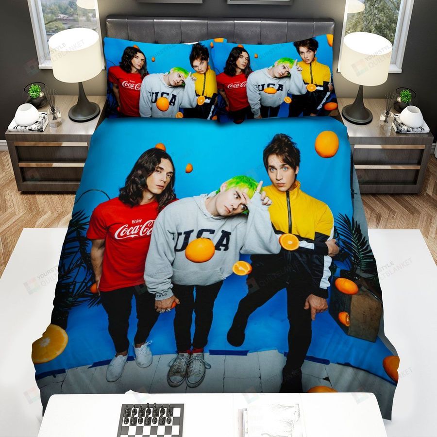 Waterparks Band Posing Bed Sheets Spread Comforter Duvet Cover Bedding Sets
