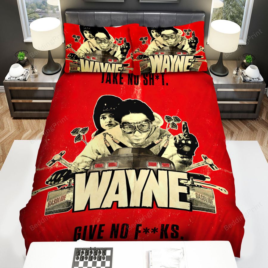 Wayne Movie Poster 2 Bed Sheets Spread Comforter Duvet Cover Bedding Sets