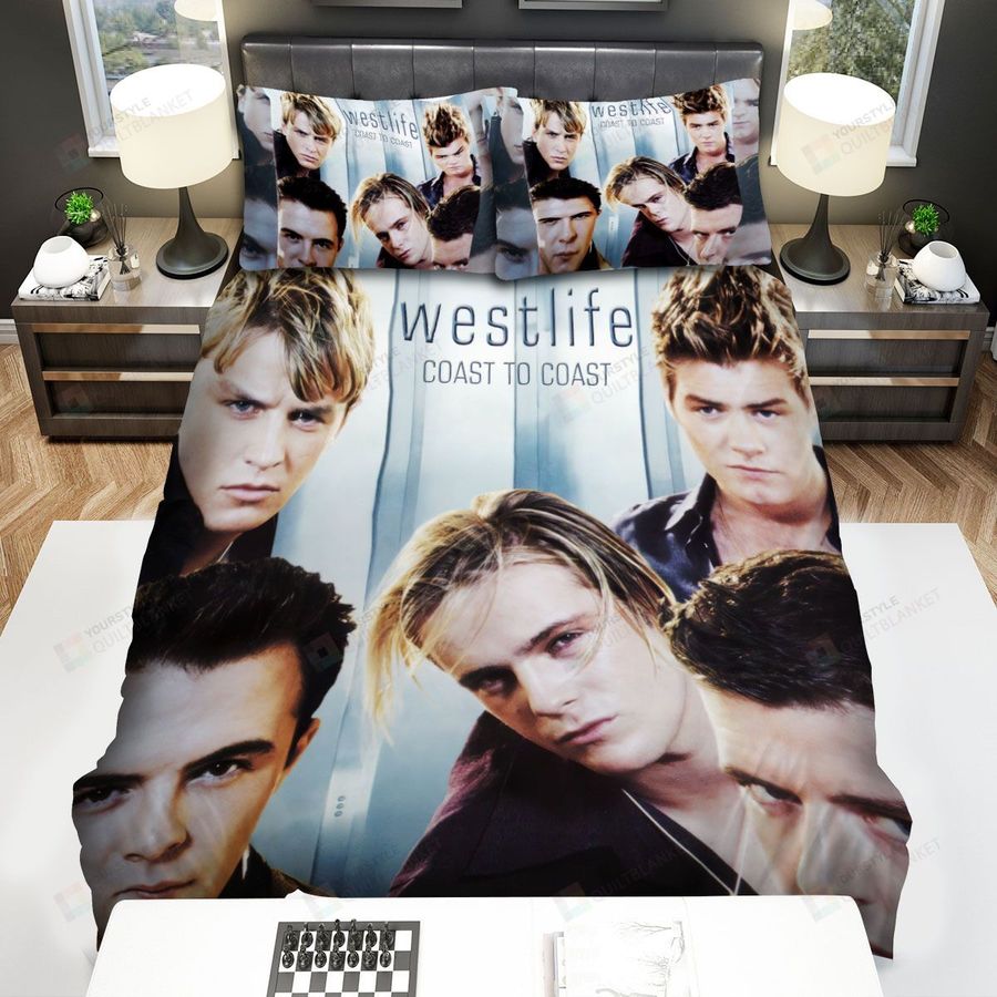 Westlife Coast To Coast Album Music Bed Sheets Spread Comforter Duvet Cover Bedding Sets