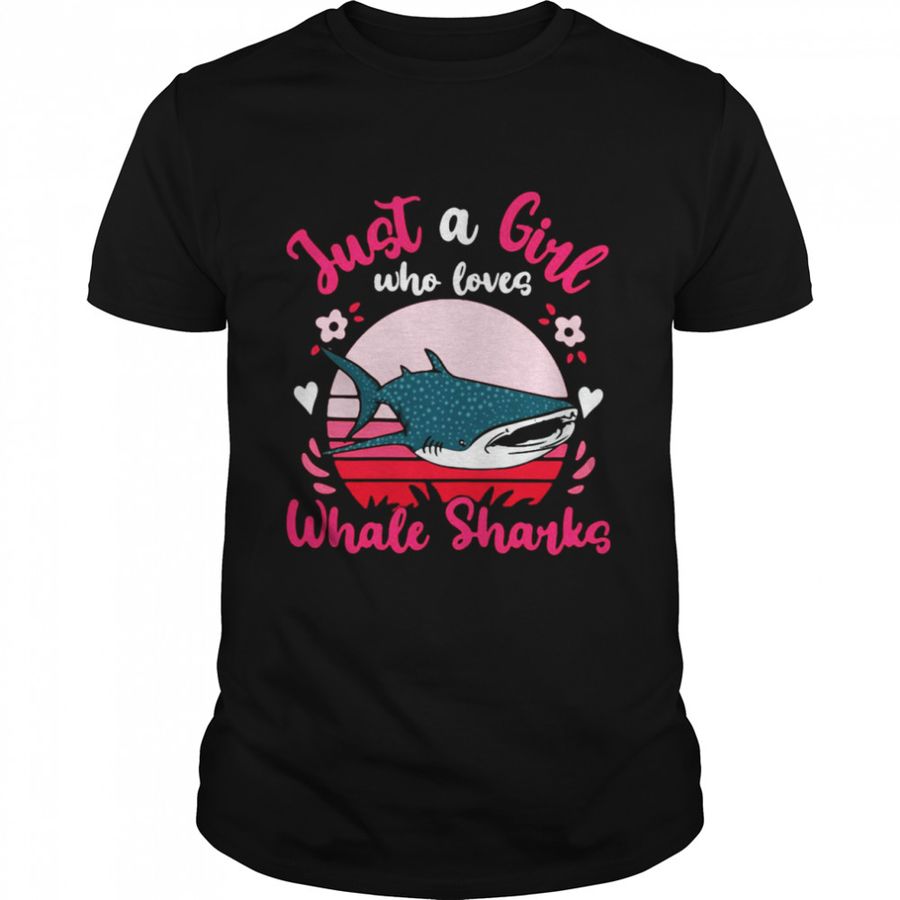 Whale Shark Just A Girl Who Loves Whale Sharks Vintage T Shirt