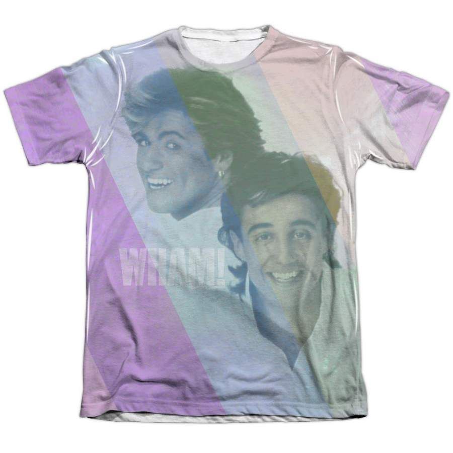 Wham Special Order Pastel Lines Men's Regular Fit 65% Poly 35% Cotton Short-Sleeve T-Shirt