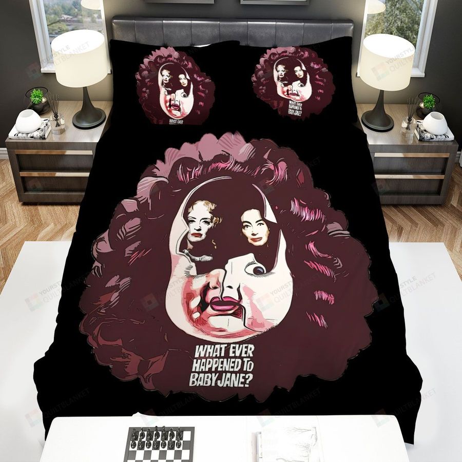 What Ever Happened To Baby Jane (1962) Movie Poster Fanart Ver 3 Bed Sheets Spread Comforter Duvet Cover Bedding Sets