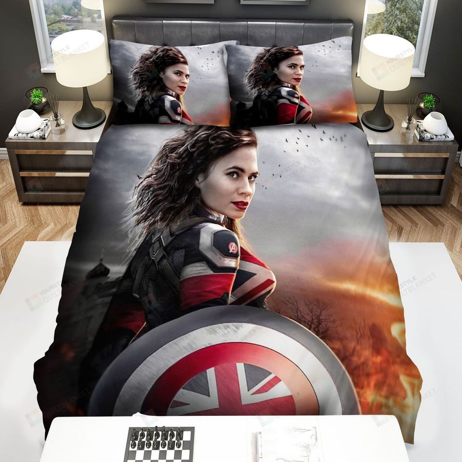 What If... Captaint Carter In The Battle Bed Sheets Spread Duvet Cover Bedding Sets
