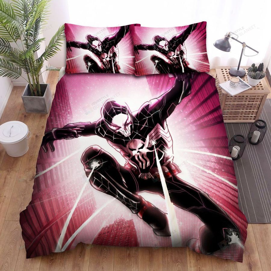 What If... Punish Spider Bed Sheets Spread Duvet Cover Bedding Sets