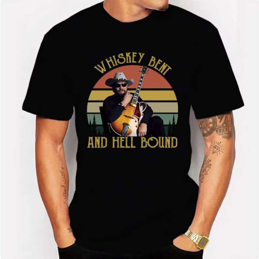 Whiskey Bent and Hell Bound, Hank Williams Jr Vintage T-Shirt