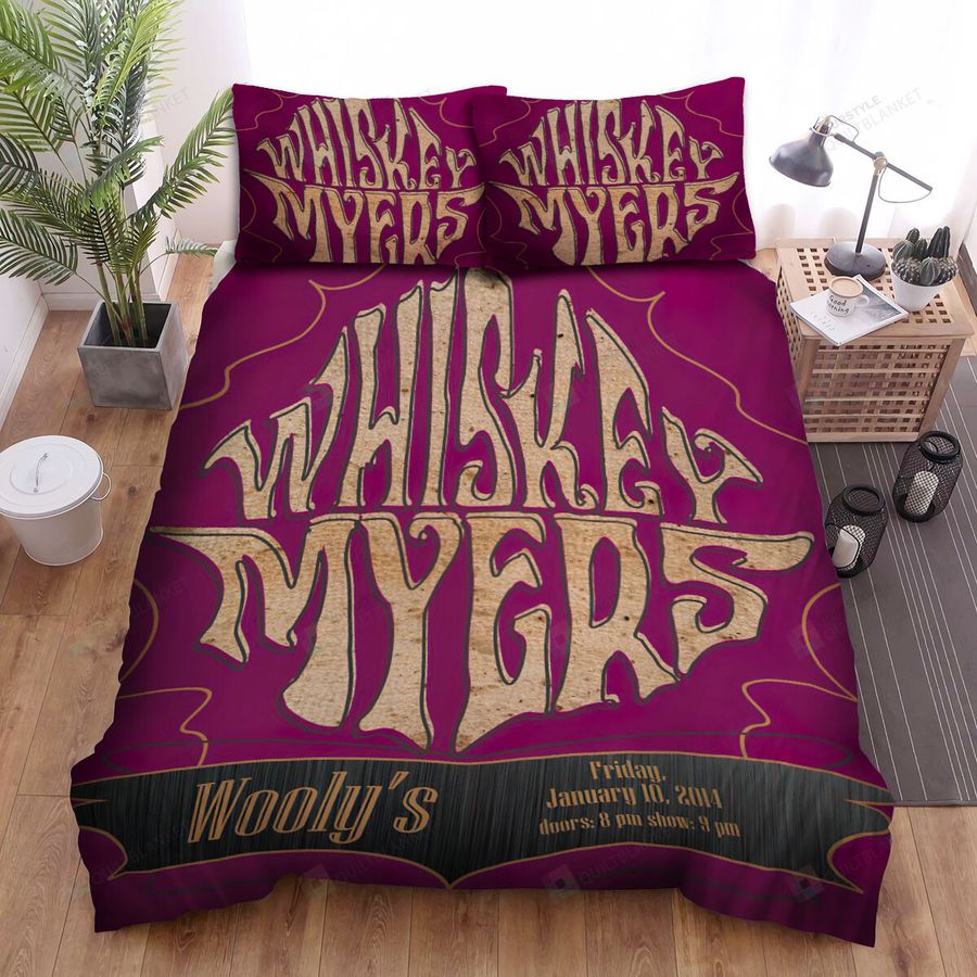 Whiskey Myers Art Poster Bed Sheets Spread Comforter Duvet Cover Bedding Sets