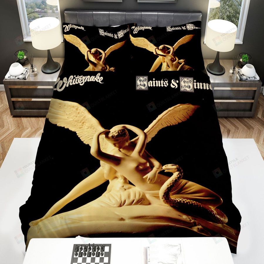 Whitesnake Saints Of Sinners Bed Sheets Spread Comforter Duvet Cover Bedding Sets