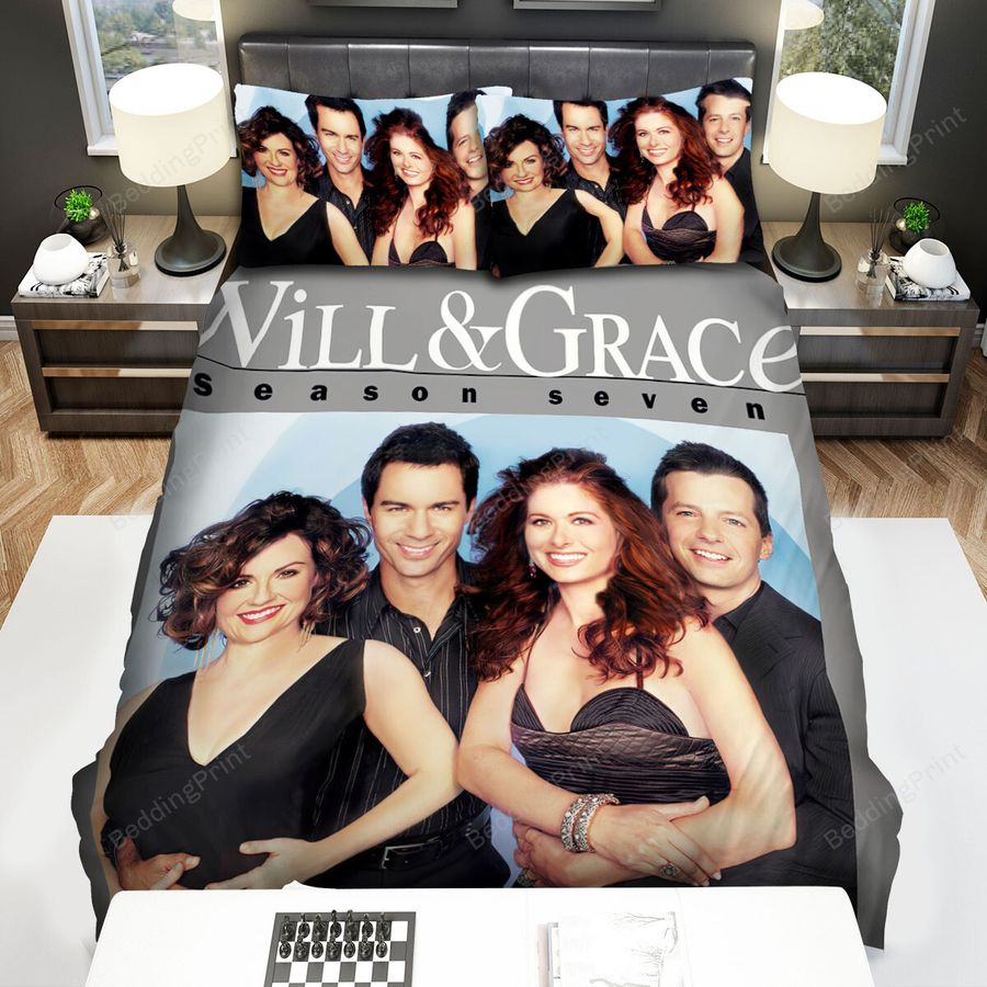 Will &Amp Grace Movie Poster 3 Bed Sheets Spread Comforter Duvet Cover Bedding Sets