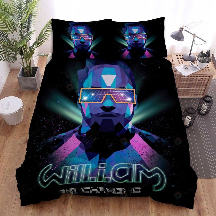 Will.I.Am Recharged Bed Sheets Spread Comforter Duvet Cover Bedding Sets