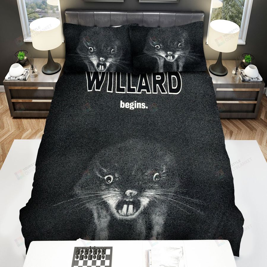 Willard  Movie Poster Mouse Bed Sheets Spread Comforter Duvet Cover Bedding Sets