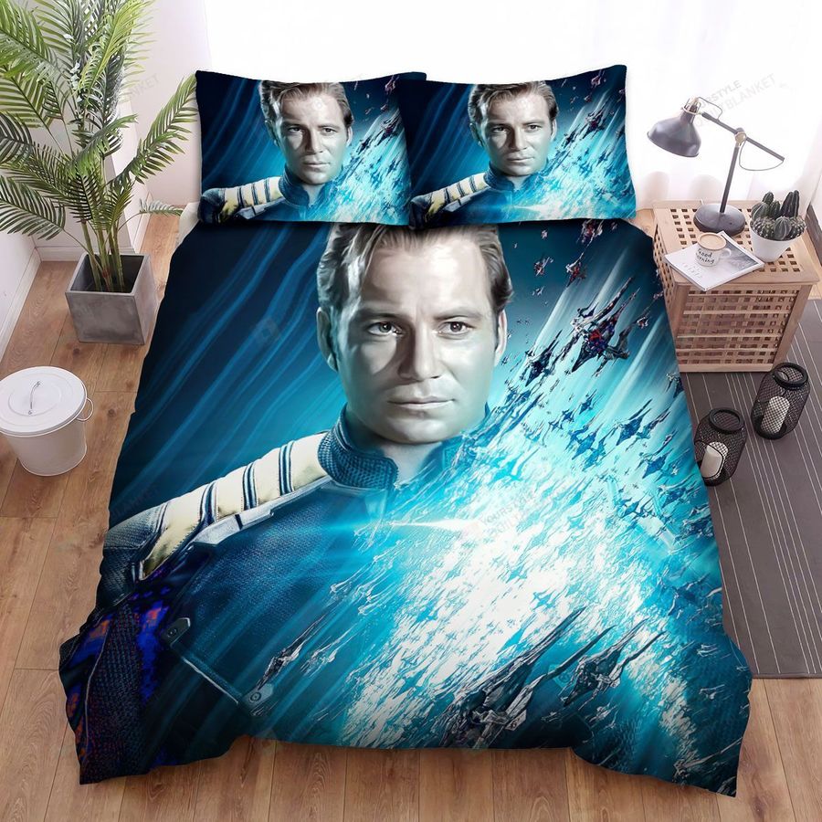 William Shatner Star Trek Bed Sheets Spread Comforter Duvet Cover Bedding Sets