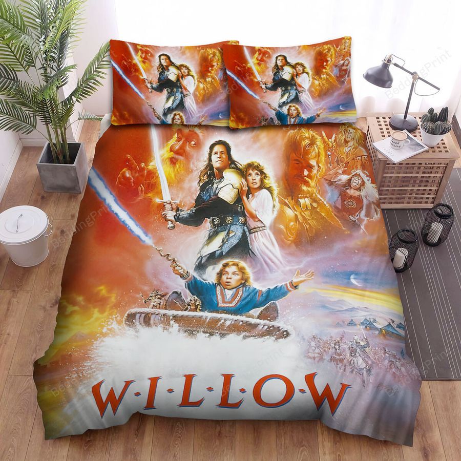 Willow Movie Poster 3 Bed Sheets Spread Comforter Duvet Cover Bedding Sets