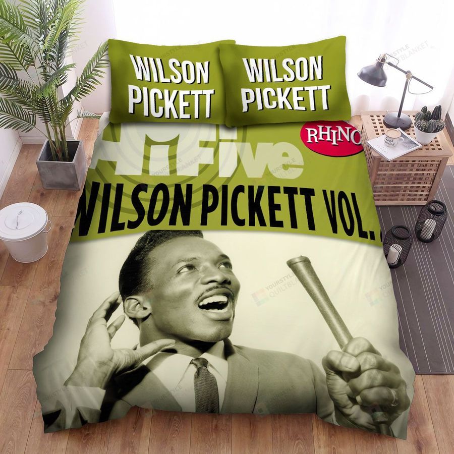 Wilson Pickett Music Hi Five Poster Bed Sheets Spread Comforter Duvet Cover Bedding Sets