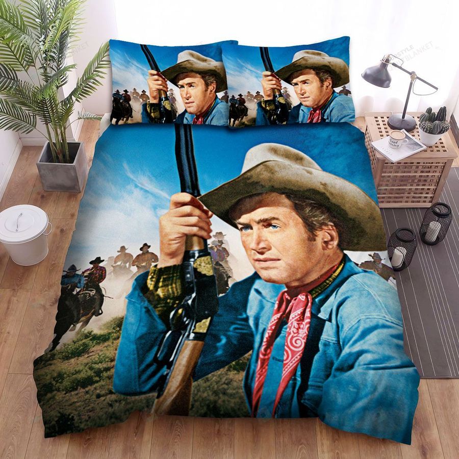 Winchester '73 (1950) Poster Movie Poster Bed Sheets Spread Comforter Duvet Cover Bedding Sets Ver 1