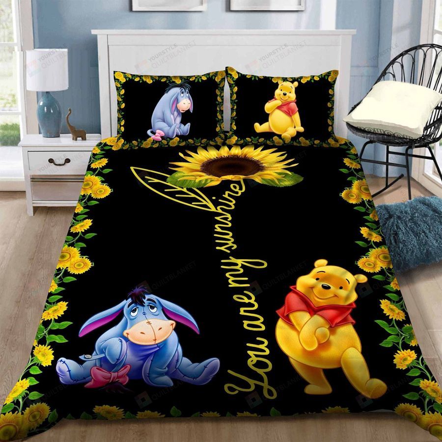 Winnie The Pooh Bedding Set Sleepy (Duvet Cover &Amp Pillow Cases)