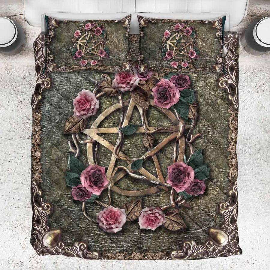 Witch Mystical 3D Pattern Print Quilt Bedding Set
