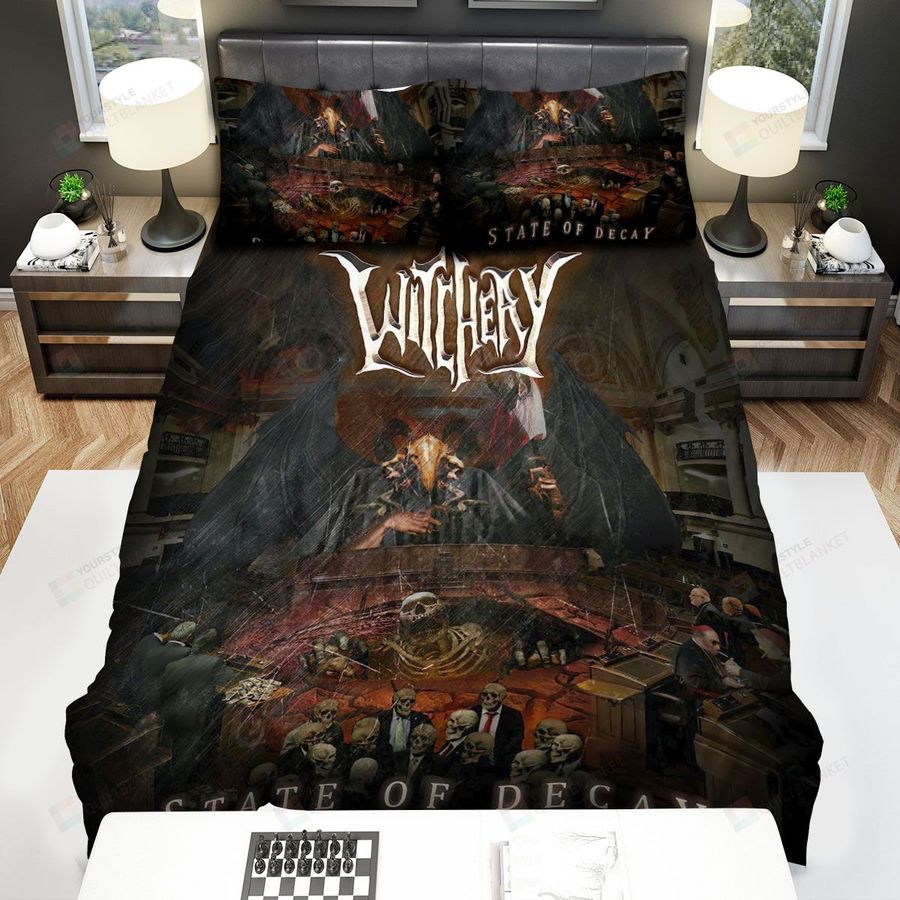 Witchery Band State Of Decay Album Cover Bed Sheets Spread Comforter Duvet Cover Bedding Sets